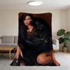 Blanket Model B-Bella Super Warm Comfortable Hadid Plush Throw Blanket Child Home Sofa Bedroom Gift