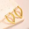 Raffinate Ear Cuff in Acciaio Titanio Oro 18k per Donna