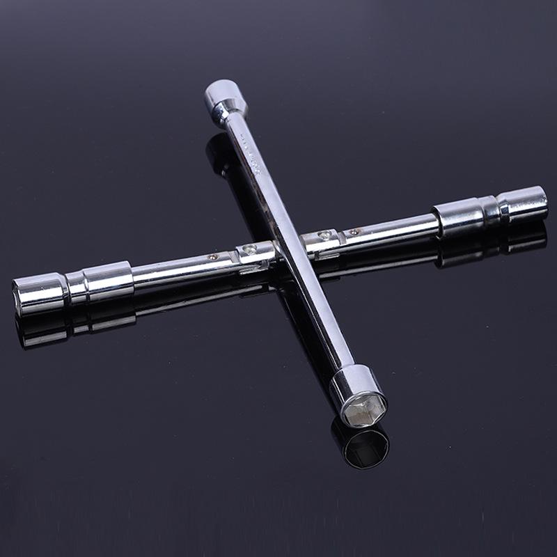 Folding Hexagonal Tire Wrench: Multi-functional Cross Socket Tool for Easy Tire Change