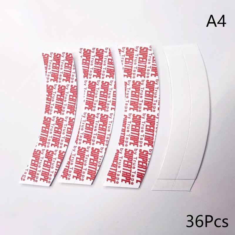 

36Pcs 5 Shape Supertape Lace Wig Tape Ultrathin Waterproof Replacement Double Adhesive Hair Tape For Toupee/Lace Wigs