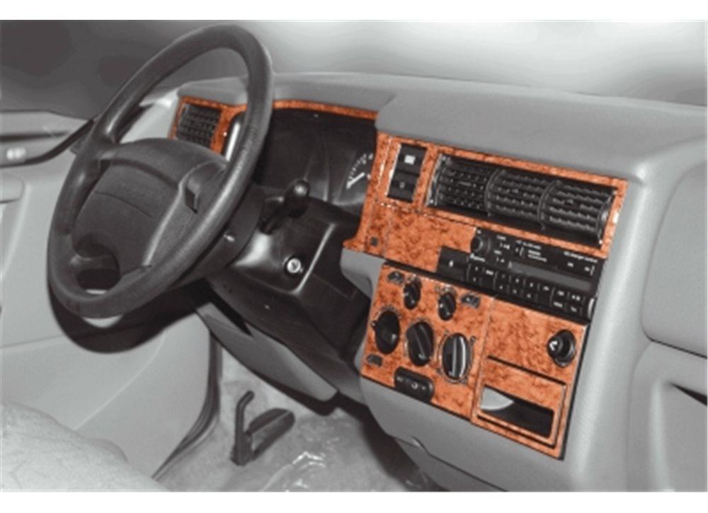 

Накладки на торпеду (1996-1999) Дерево для Volkswagen T4 Transporter