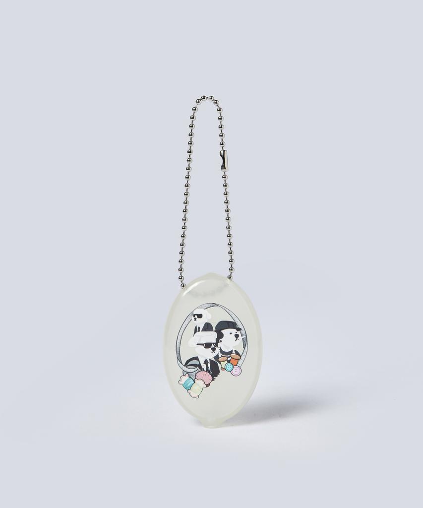 BEYOND CLOSET The Legend Coin Wallet Keyring Clear