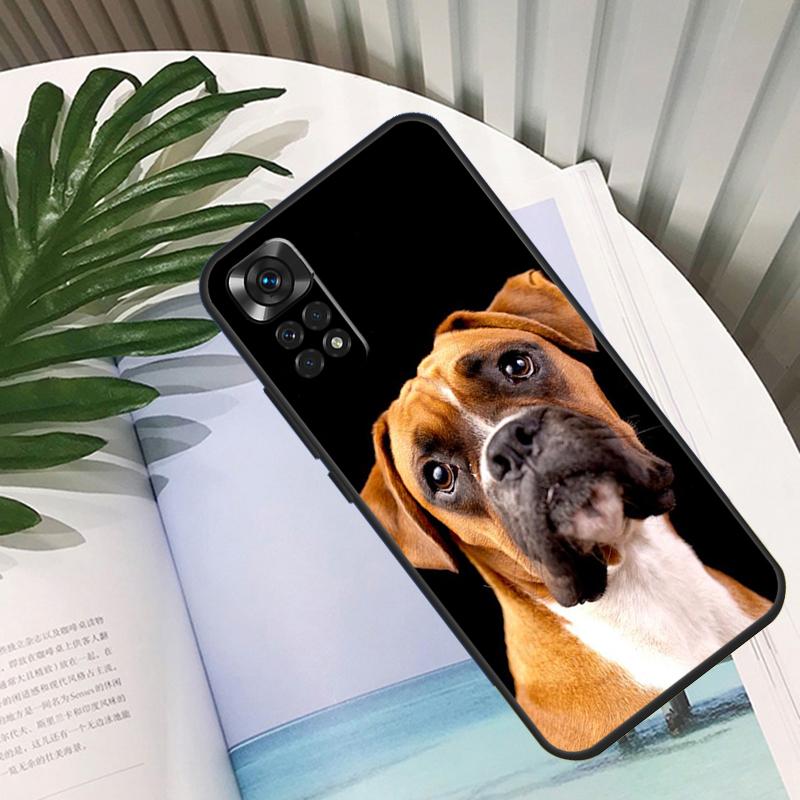 Boxer Dog For Xiaomi Redmi 10C 9C 12C 10A 9T Case For Redmi Note 12 8 9 10 11 Pro 9S 10S 11S Cover