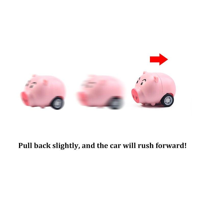 Non-Toxic 12Pcs Cute Cartoon Animal Pull-Back Inertia Car Kids Toy Kindergarten Activities Gifts For Children