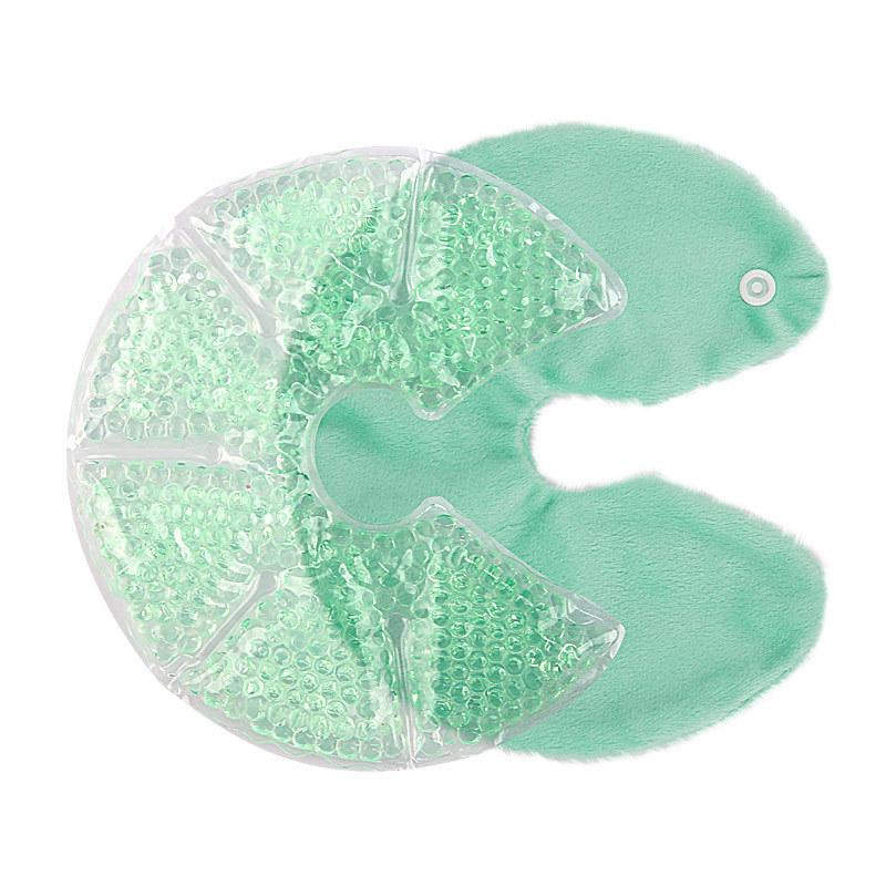1pc Large Gel Bead Breast Ice Packs - Hot/Cold for Pain Relief, Breastfeeding Essentials, -Grade PVC, Breast Cooling/Heat Pads,