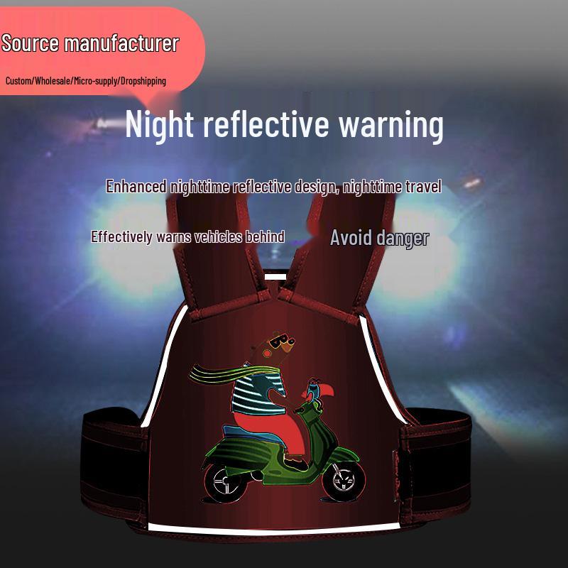 Child Motorcycle Safety Belt - Electric Car Baby Anti-Fall Strap for Bike Riding