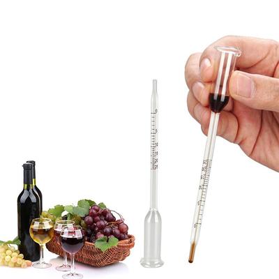 Werkzeug Alkoholmeter Wein Gehalt Tester Wein Zucker Messgerät Hydrometer Tester Wein Konzentration Messgerät Wein Alkohol Messgerät Wein Messgerät