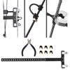 Bow String Nocking Points Pliers Set T Ruler Nocking Buckle Pliers Kit Archery Compound Pulley Bow Turning Kit