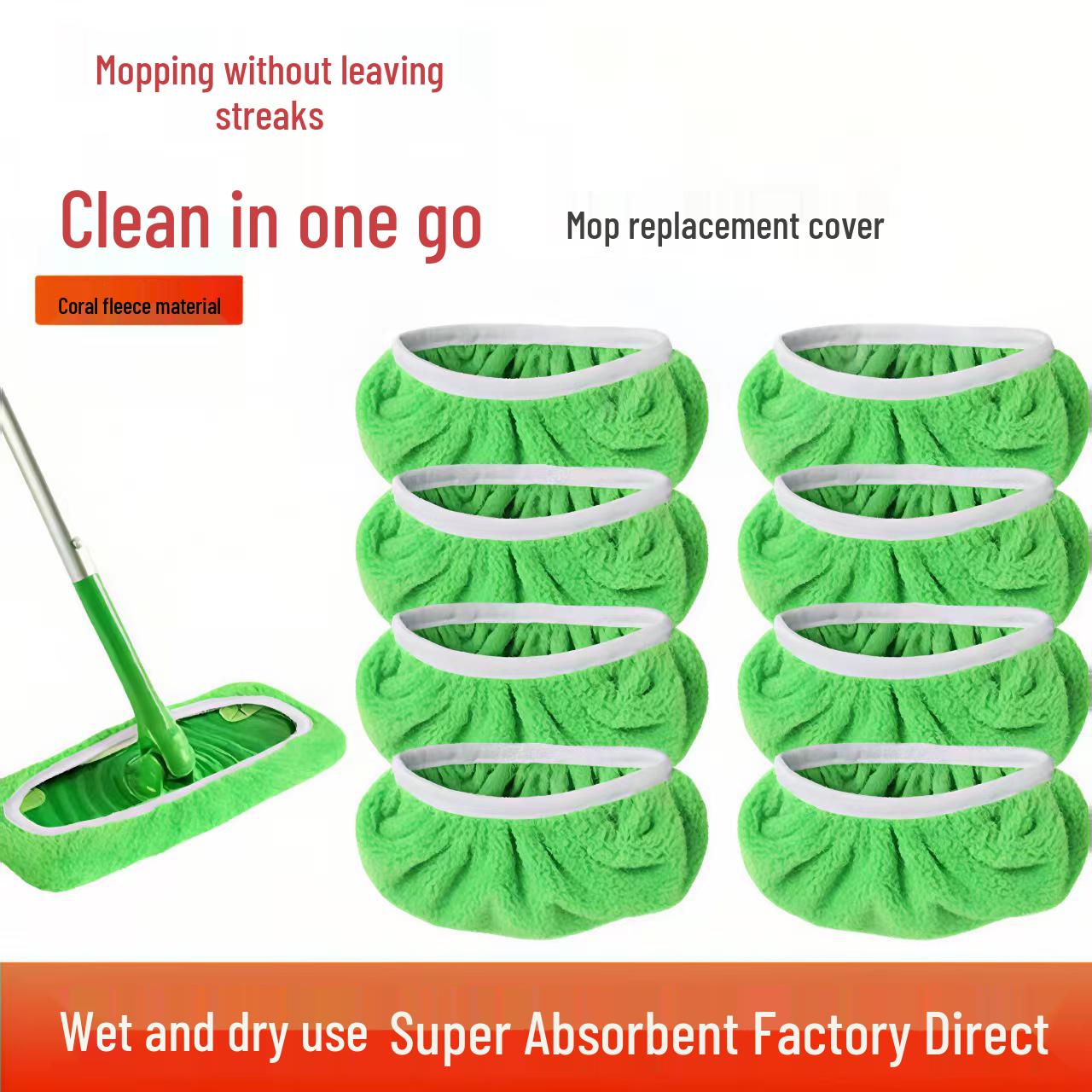 

Многоразовые моющиеся чехлы для швабры Swiffer - Аксессуары для плоской швабры Gray