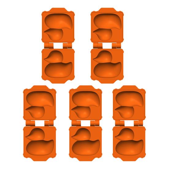 1/2/5Pcs Snow Duck Mold Snowball Maker Portable One-Hand Press Fast Snow Ball Making Tool Outdoor Winter Snow Fights Game Snow Ball Clip