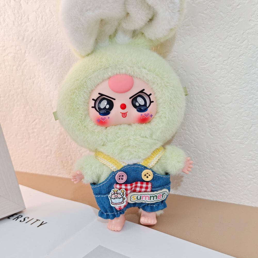 Macaron Little Rabbit Doll Clothes: Cute Pendant, Outfit for 3-Year-Old, Blind Box Edition