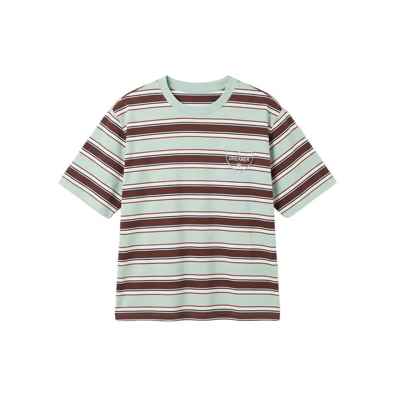 Desha Girls  Striped Patchwork Short Sleeve T-Shirt 150