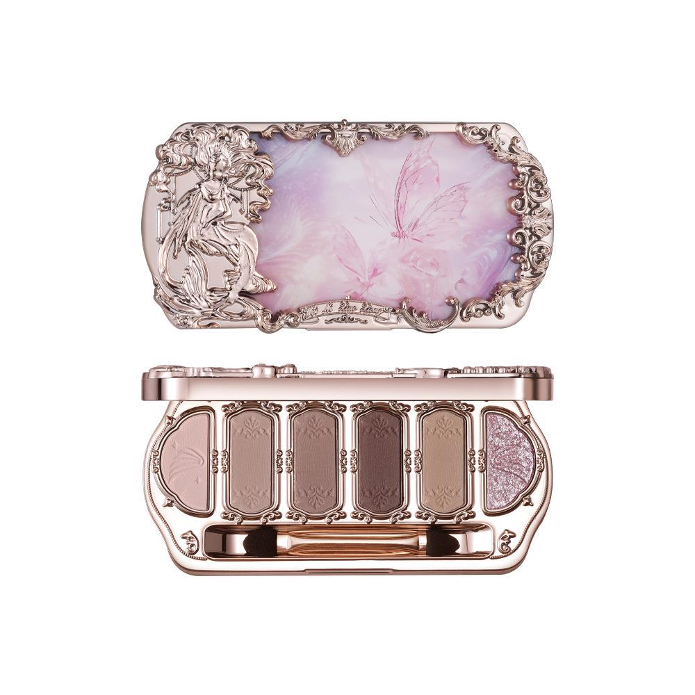 Winnie the Pooh 6-Color Shimmer & Matte Diamond Pearlescent Eyeshadow Palette with Contour Highlight