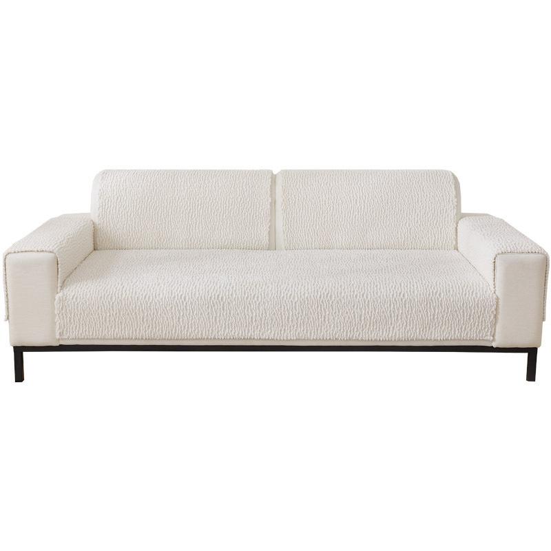 Simple Cream Wind Sofa Cushion Four Seasons Universal Short Plush Living Room Cushion Sofa Backrest Cover Towel Anti-slip Thickening.