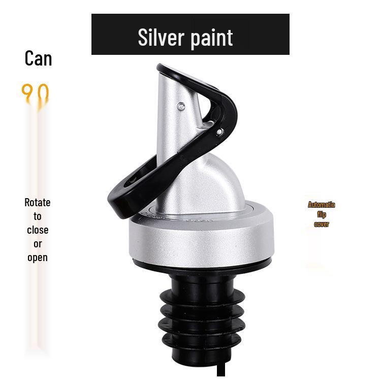 

Leak-Proof Wine Bottle Cork with Automatic Open Lid & Pour Spout