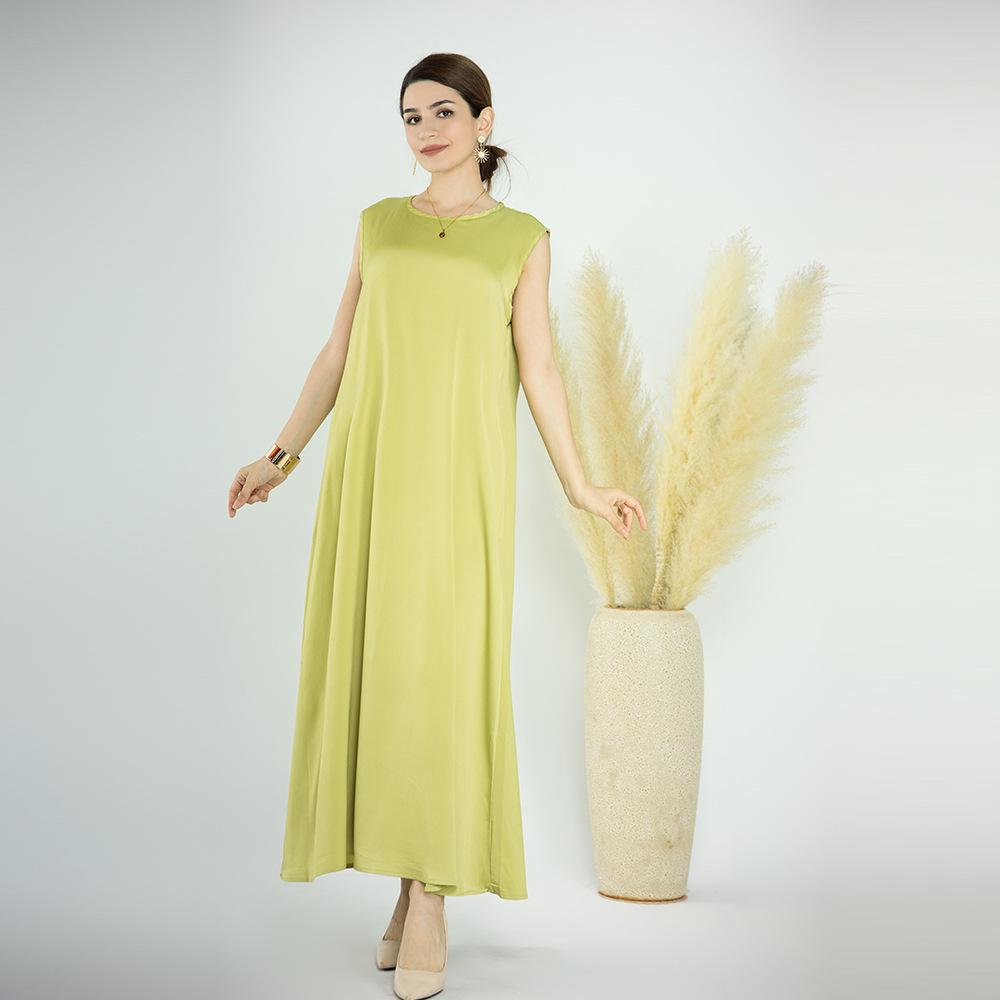 2023 Loriya Jednobarevné spodní šaty - LR584, Edice Střední východ Turecko Dubaj