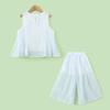 Montagut Girls' Striped Vest & Wide-Leg Pants Set