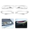 4 st Set Främre Bakre Dimljusram Lampskydd Exteriördekor Passar för Toyota Camry Hybrid 18‑20