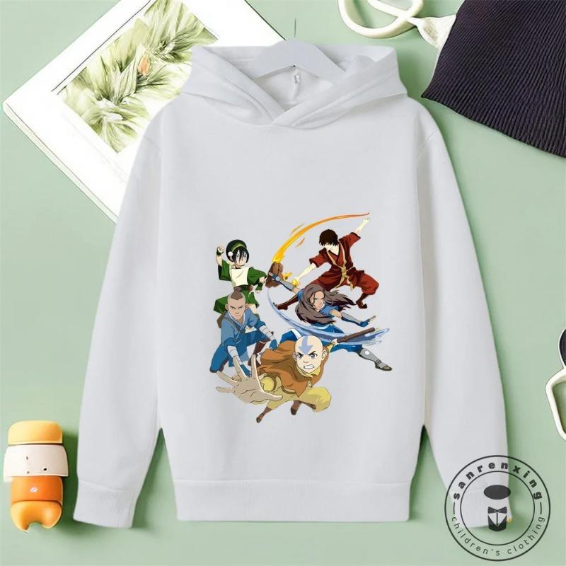 

Avatar The Last Airbender Aang Appa Kawaii Cartoon Дитячі толстовки Harajuku Boy Girl Fashion Movement Streetwear New Fall 2024 150