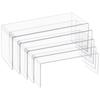 5Pcs Transparent Acrylic Cupcake Display Stands Set Refrigerator Desserts Storage Rack  Wedding