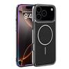 Brown Leather Magnetic Charging Phone Case For iPhone 17 12 13 14 15 16 Pro Max Air Luxury Plating Ultra Thin Shockproof Cover