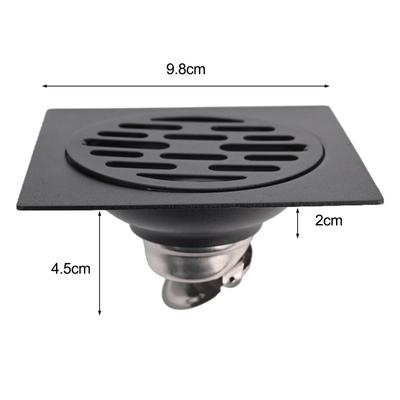 Shower Floor Drain Backflow Preventer For Bathrooms Kitchens Stainless Steel Odor-Control Self-sealing Watercloset Drain Value