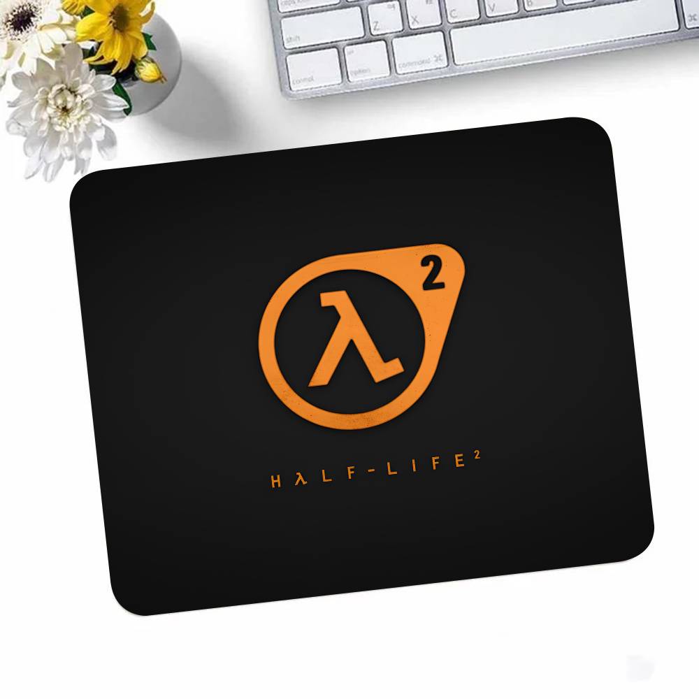 Game Half-Life Mousepad Small LockEdge Mouse Pad For Gamers Computer Desk Pad Rectangular Anti-slip Rubber