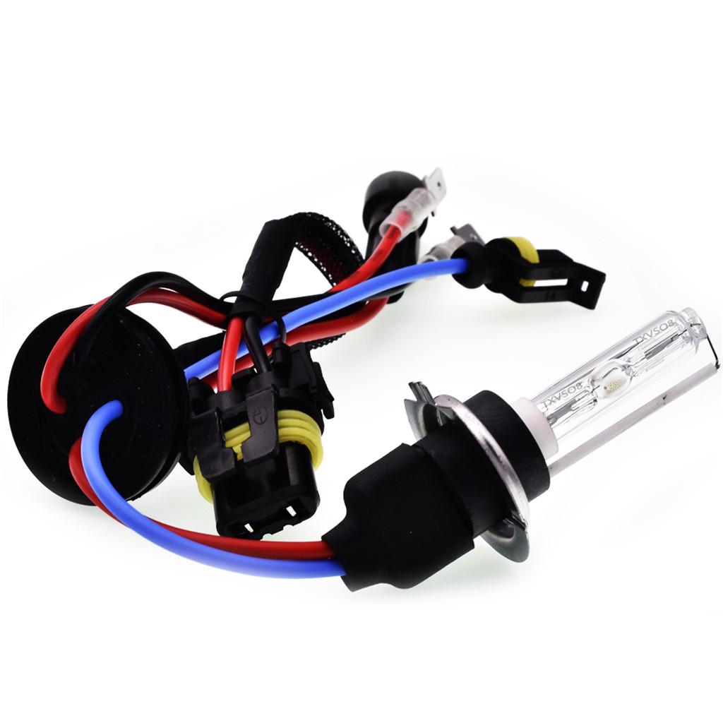 Ampoule Xenon H7 6000K - 35W Ou 55W, Couleur Blanc Bleuté Pour Kit HID, Remplacement Phare Voiture/moto