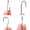 50pcs Small Barbed Fishing Hooks with Good Craftsmanship Superior Strength Sharp Hooks Suitable for Catfish Trout Bass