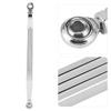 300mm 12in Stripe Long Type Gear Shift Arm Lever Linkage Link Rod Silver