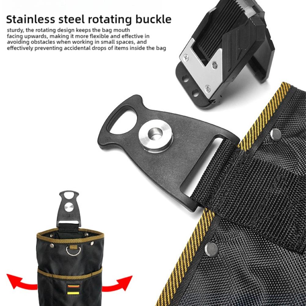 Rotating Quick Hanging Tool Waist Bag Electrician Bag Storage Current Bag Bag Bag Woodworking P P9T0