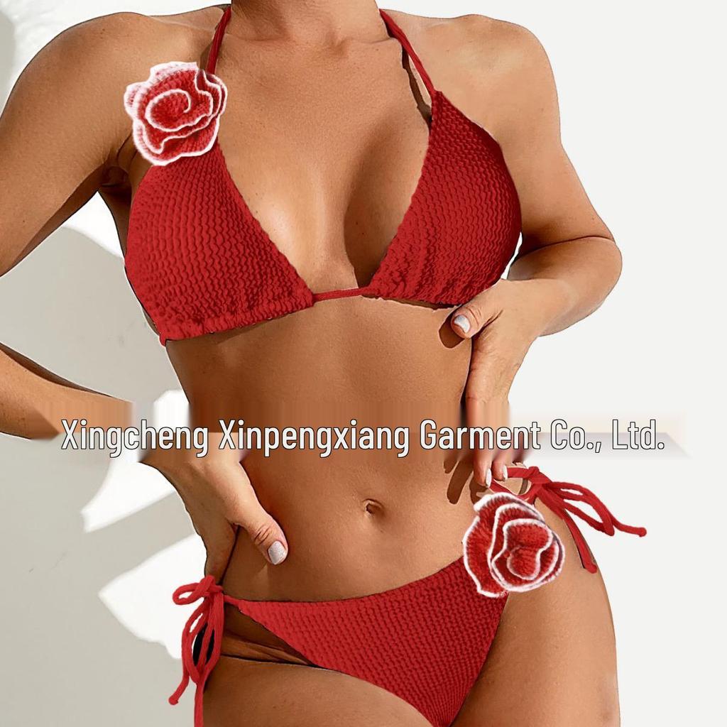 2024 Sporty Fluorescent Women's Bikini Swimsuit - Sexy Cross-Border Style