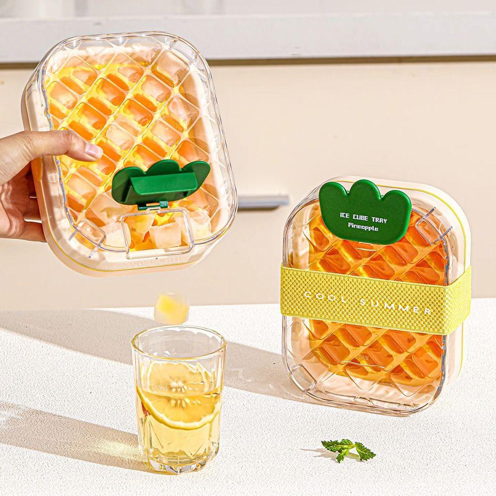 With Lid Ice Tray Mold Water Injection DIY Ice Maker Ice Cube Tray Ice Maker Bottle  Outdoor