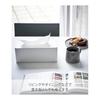Yamazaki Jitsugyo 4001 Manyetik Peçetelik Beyaz Yaklaşık. G26 x D13 x Y10cm Kule Nemlendirici Mendil Mutfak Kağıdı Kutusu Kağıt Kutularla Uyumlu