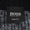BOSS 100% Wolle Langarm Schalkragen Strickjacke M schwarz Herren Gebraucht