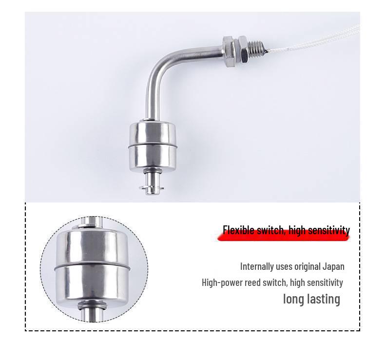 Stainless Steel 304/316 Side-Mounted Adjustable Float Level Sensor