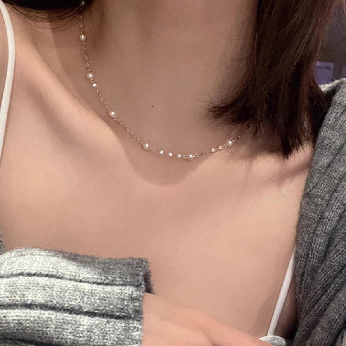 Women s Simple Fashionable Cool Versatile Necklace XL123