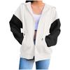 Women's Fashion Casual Long Sleeve Solid Color Hooded Sweatshirt Tops