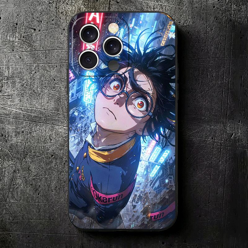 D-Dandadans Okarun Anime Soft Phone Case for iPhone 16 16E 17 Air 15 Pro Max 14 Plus 13 Mini 11 12 7 Black Cover Back Shell