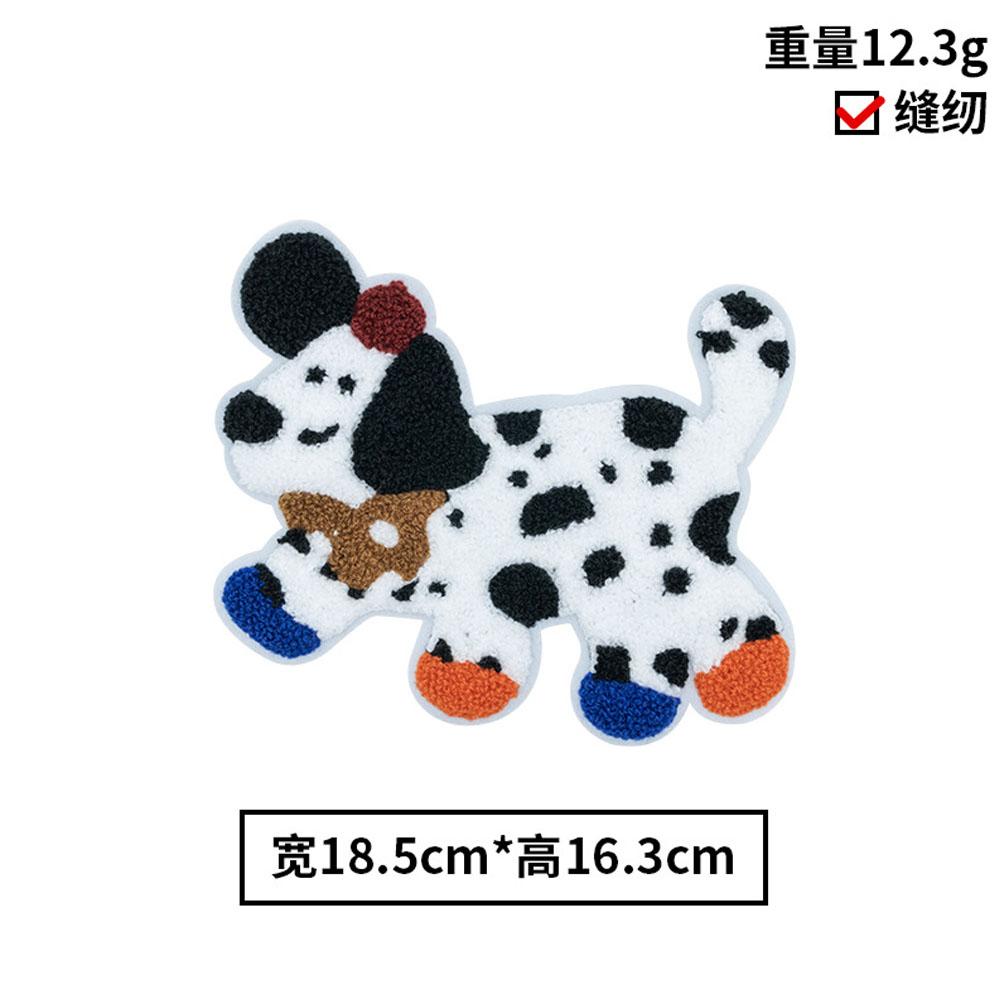 

Мультяшный щенок полотенце вышивка наклейка ткань DIY одежда украшение наклейка ткань животное отверстие ремонт заплатка наклейка