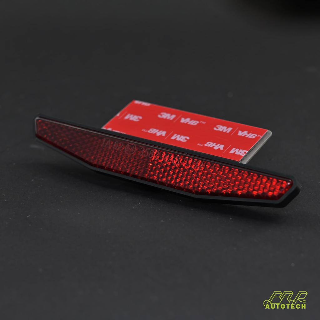 BAR AUTOTECH Bike Reflector Stick-On Reflector 40 Degree License Plate