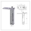 NEW SALE Refrigerator Door Hinge Spring Hinge Refrigerator Hinges Automatic Door Pivot Hinge Stainless Steel Door Hinges