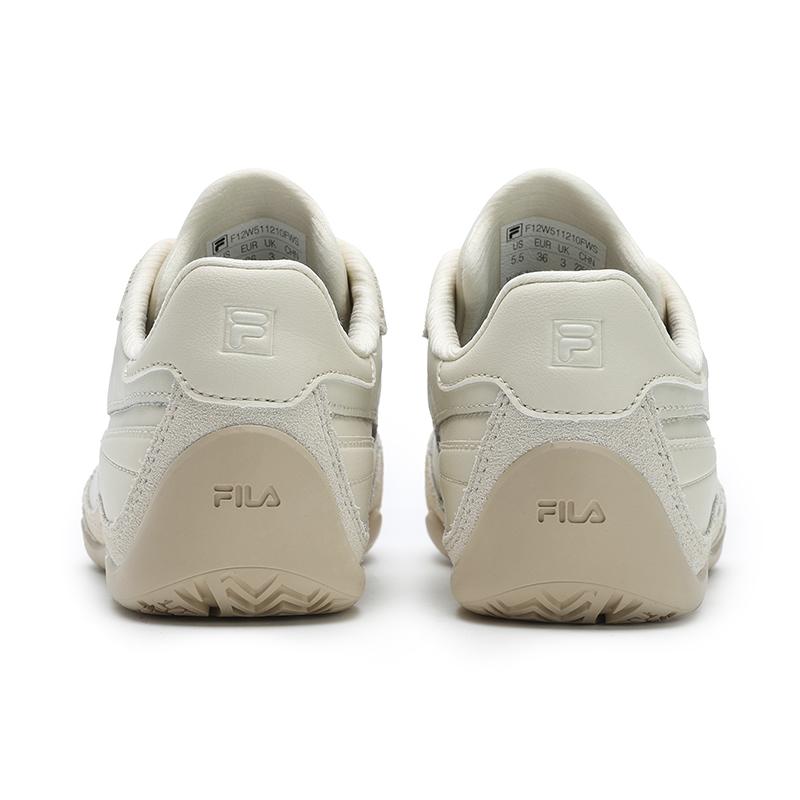 Fila Turbo Fashion Comfortable Lightweight Low-Top Skate Shoes Women Sneaker White Gray F12W511210FWS