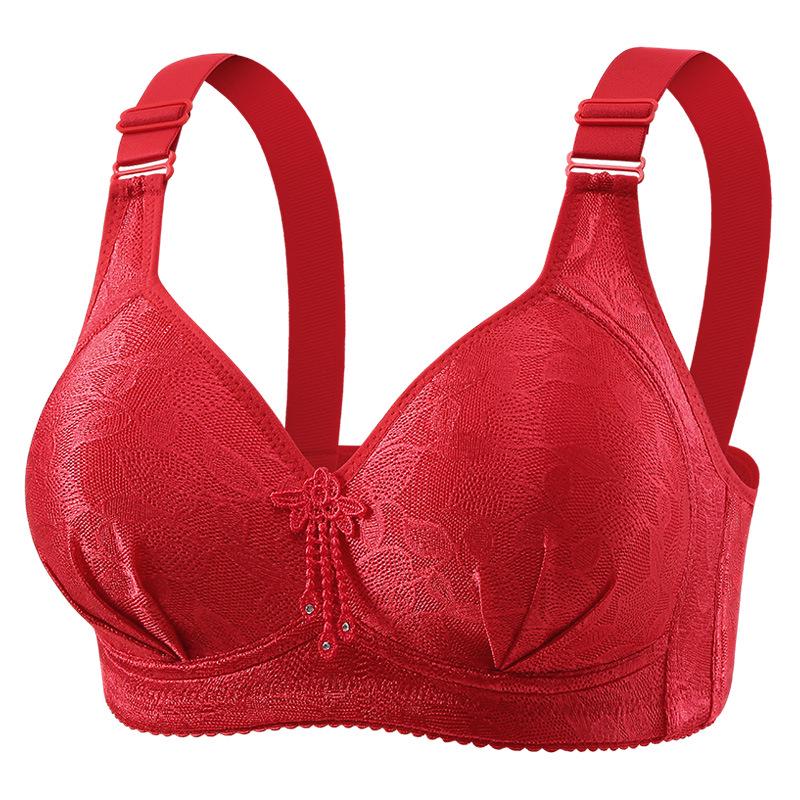 Plus Size Comfortable Breathable Wire-Free Back-Shaping Anti-Sagging Side Support Bra