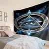 Eye Of Providence In Space Tapestry Room Decoration Wall Hanging for Living Room Bedroom, Dormitory, Birthday and Christmas Gifts