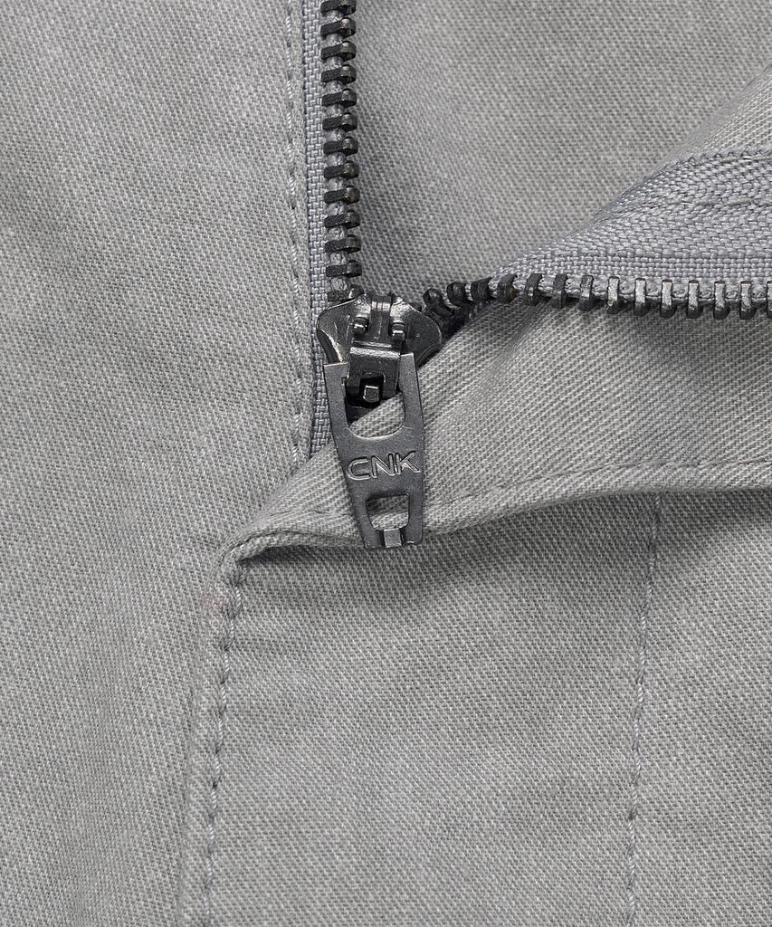 MINDBRIDGE [Couture] Gray Semi-Wide Pigment Cotton Pants