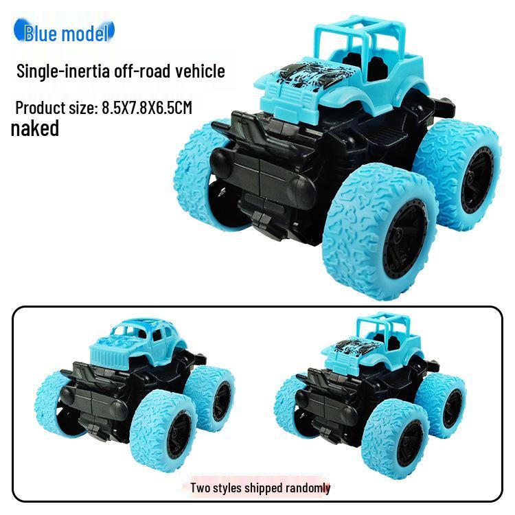 Off-Road Inertial Pull-Back Four-Wheel Drive Toy Car for Kids