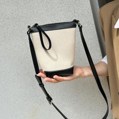 Сумка через плече для жінок Canvas Bucket Bag All High-grade Sense Lightweight Bag
