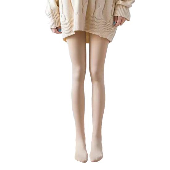 

Женские зимние колготки с эластичной плюшевой подкладкой, однотонные, со средней талией, сохраняющие тепло, короткая юбка, платье, подходящие к низу, леггинсы, женские колготки B