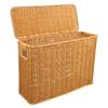 Cajas de Almacenamiento con Tapa Estrecha y Alta Cestas Tejidas Revistero Plástico Hogar Cocina Juguete Verdura Picnic Contenedores con Asas